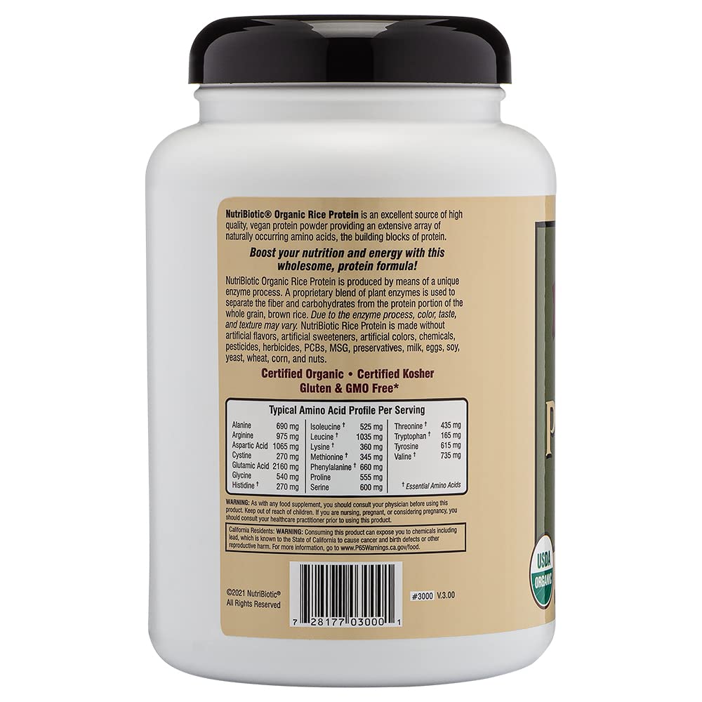 NutriBiotic Certified Organic Rice Protein