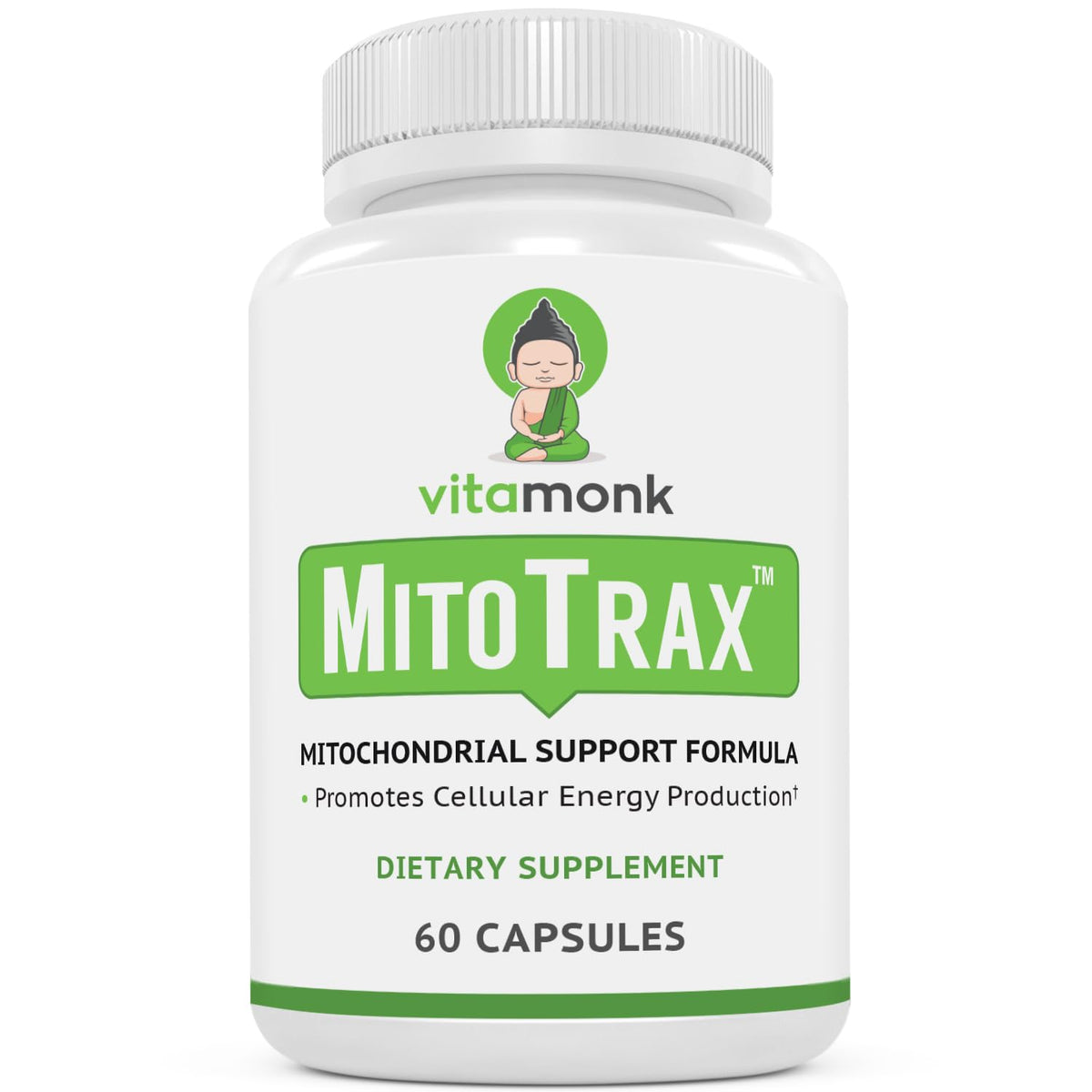 VitaMonk Mitochondrial Supplements for Cellular Energy Support - 60 Capsules
