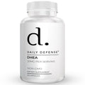 Daily Defense DHEA 50mg for Energy & Mood Support - 50 Capsules