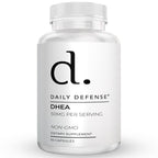 Daily Defense DHEA 50mg for Energy & Mood Support - 50 Capsules