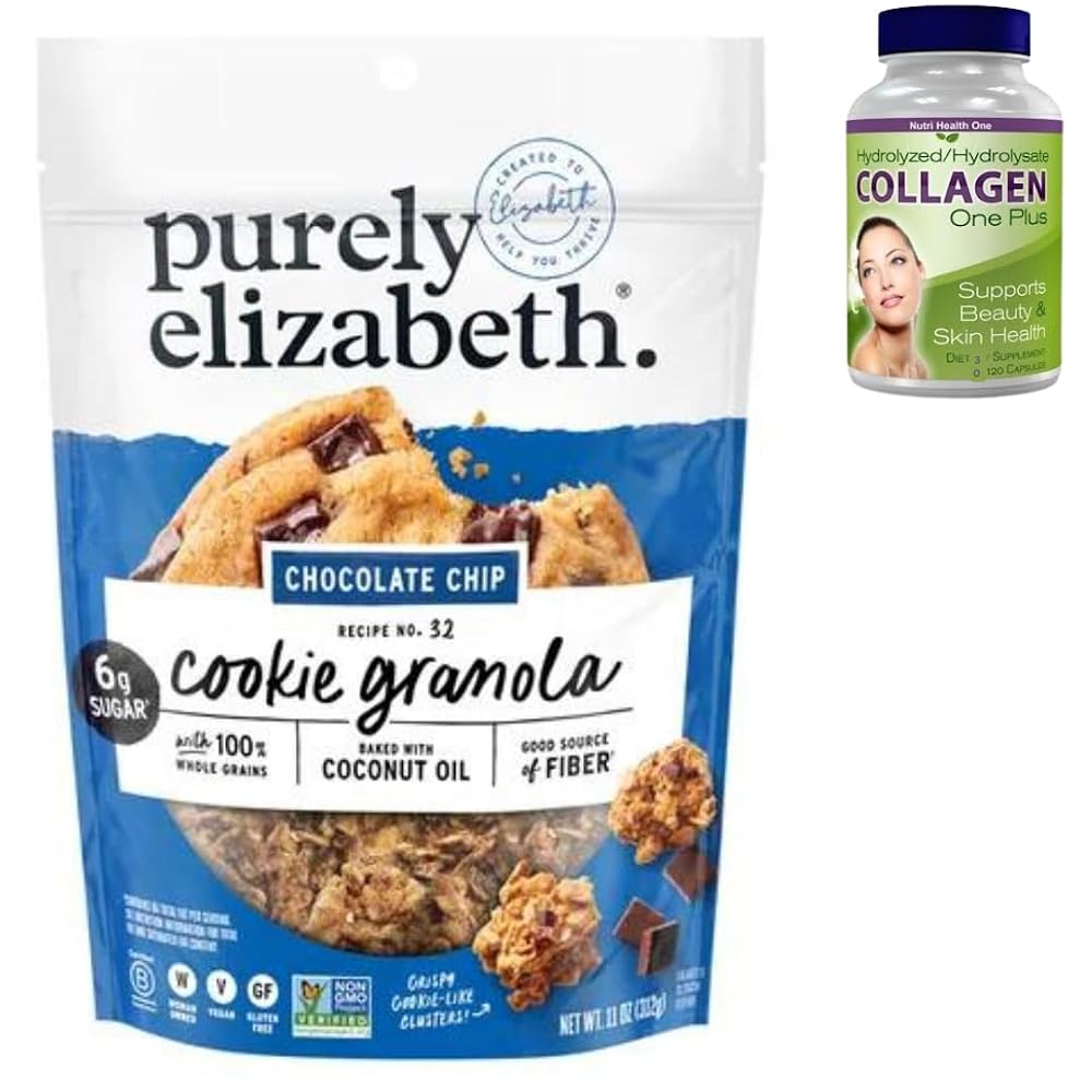 Nutri Health One Collagen Bundle with Purely Elizabeth Granola - 22 oz