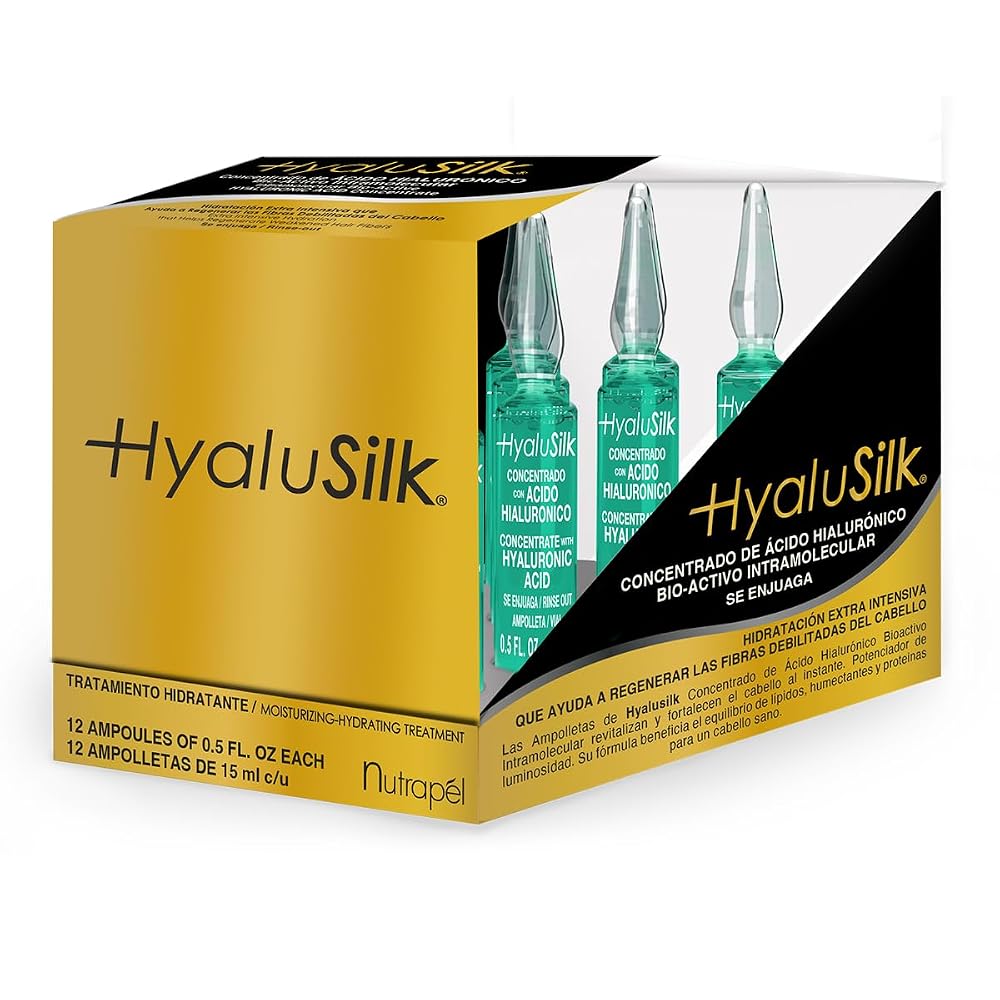 Nutrapel Ampolleta Acido Hialuronico Hyalusilk 12pz Hidratacion - image 2