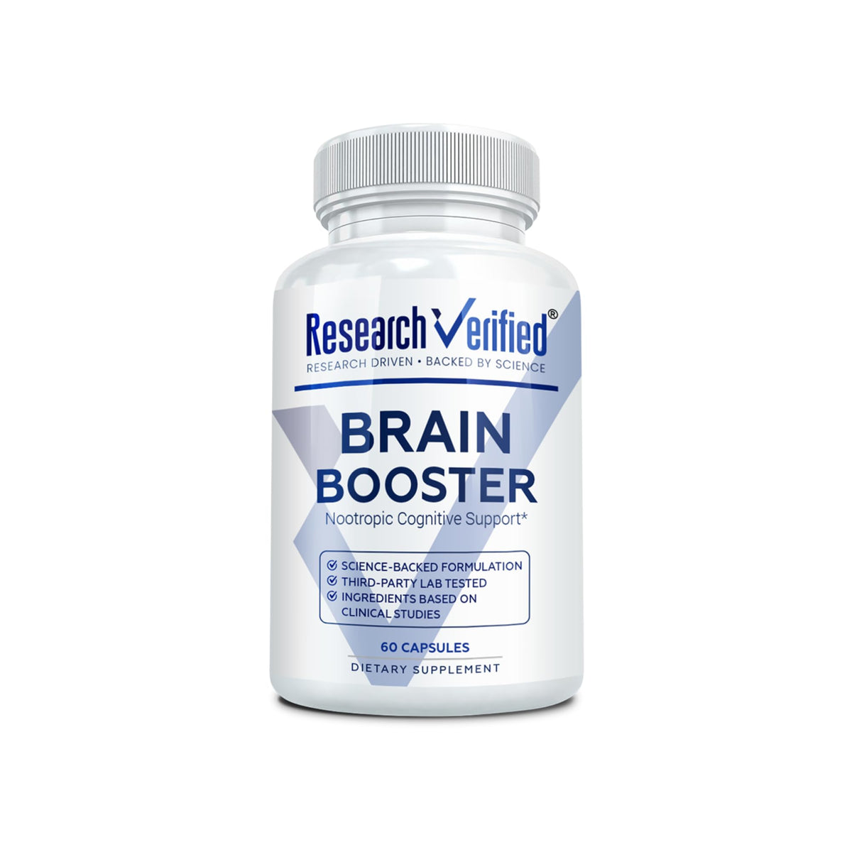 Research Verified Brain Booster - Brain Supplement for Memory