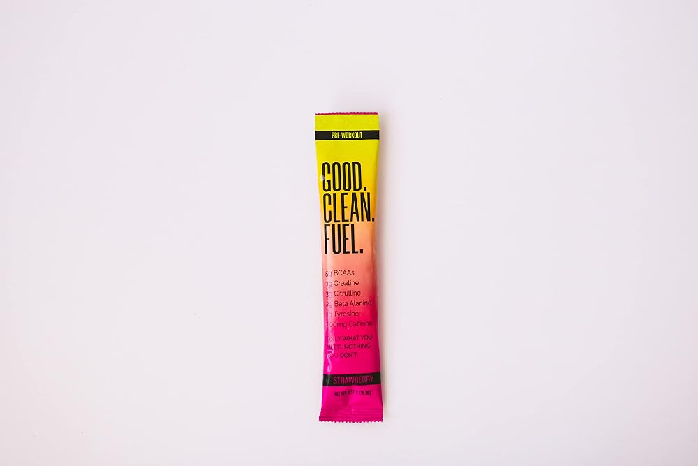 Good Clean Fuel Pre-Workout Powder - 10 Stick Packs - image 4