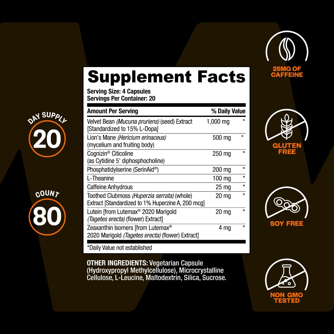 ONNIT Alpha Brain Black Label Nootropic Capsules - 80 Count - image 10