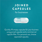 PureCaps USA Vegetarian Vegan Pullulan Capsules Size 000 - 1000 Count - image 3