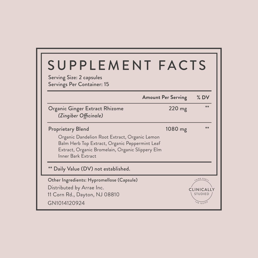 Arrae Fast-Acting Bloating Relief Digestive Enzymes