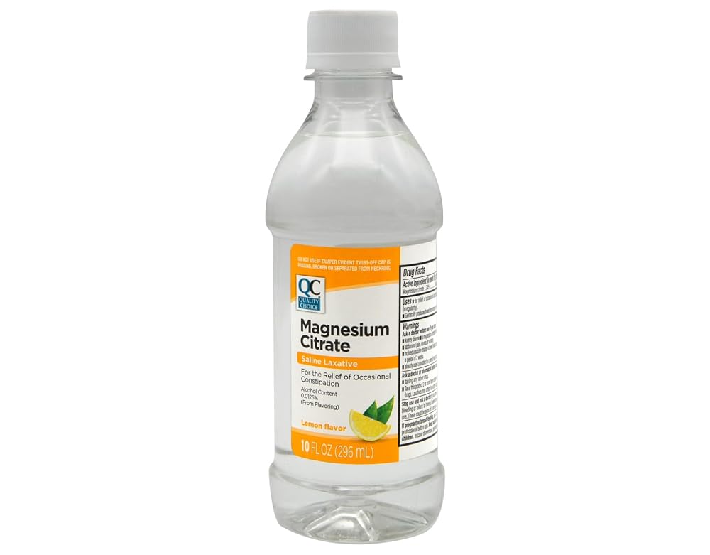 Quality Choice QC Magnesium Citrate Oral Solution Saline Laxative