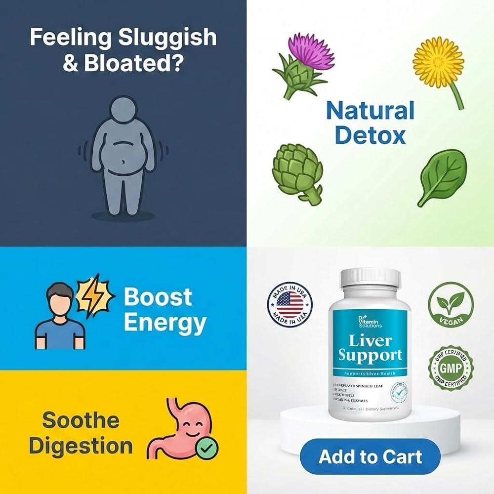 DR VITAMIN SOLUTIONS Liver Cleanse Detox Milk Thistle - 30 Capsules - image 8