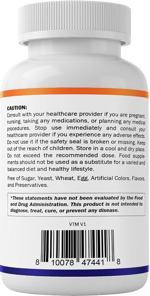 Vitamatic Caffeine Pills 200mg per Serving, 250 Vegetarian Tablets