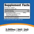 Nutricost Siberian Eleuthero 500mg