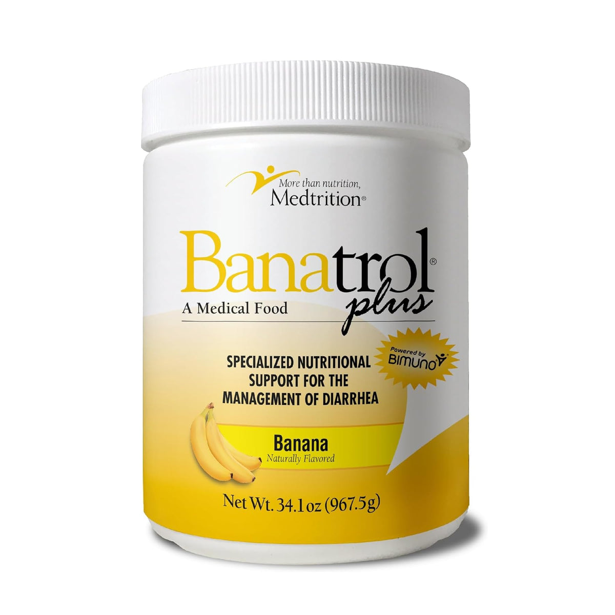 Medtrition Banatrol Natural Anti-Diarrheal with Prebiotics - 90 Servings