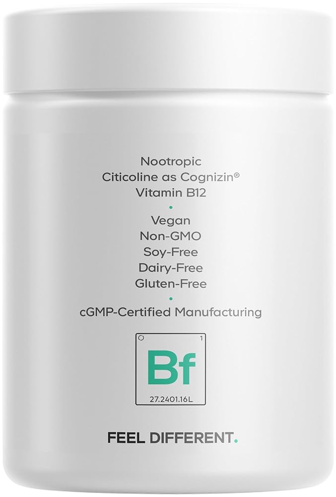 Codeage Brain Focus Vitamins+ Citicoline Cognizin - 60 Capsules - image 9