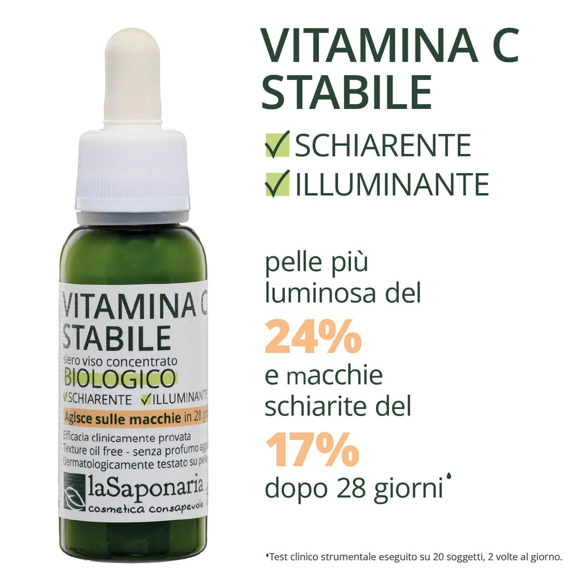 La Saponaria Vitamin C Brightening Face Serum - 30 ml - image 3