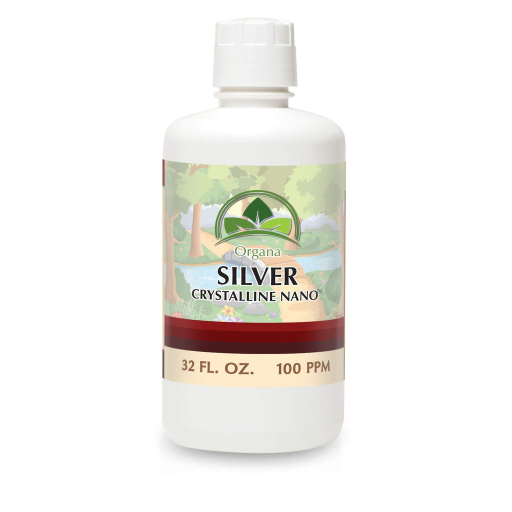 NutriNoche Organa Crystalline Nano Colloidal Silver 100 PPM - 32 fl oz