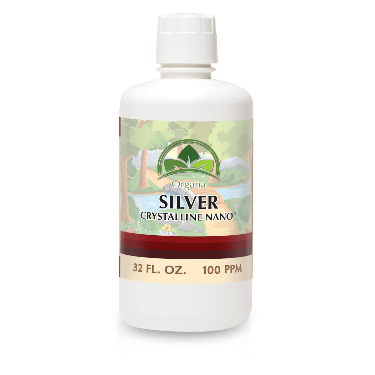 NutriNoche Organa Crystalline Nano Colloidal Silver 100 PPM - 32 fl oz