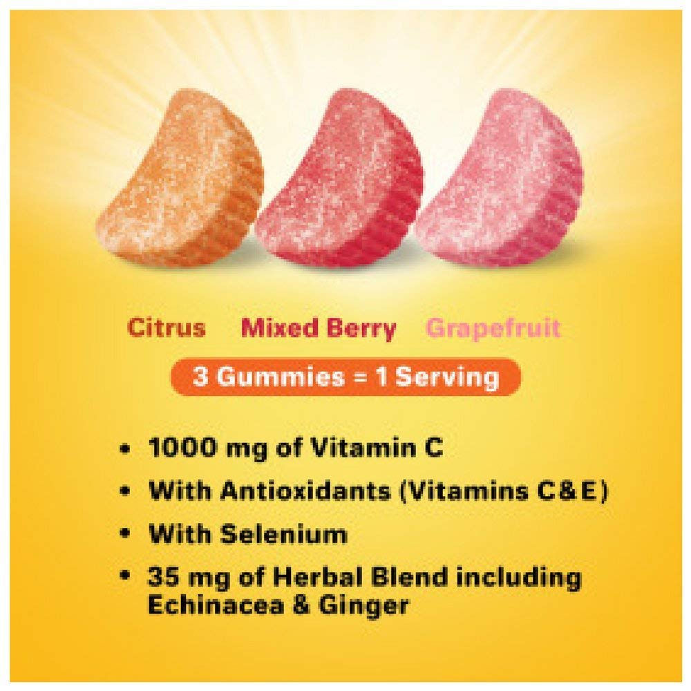 Airborne Assorted Fruit Flavored Gummies Immune Support - 252 Count - image 3