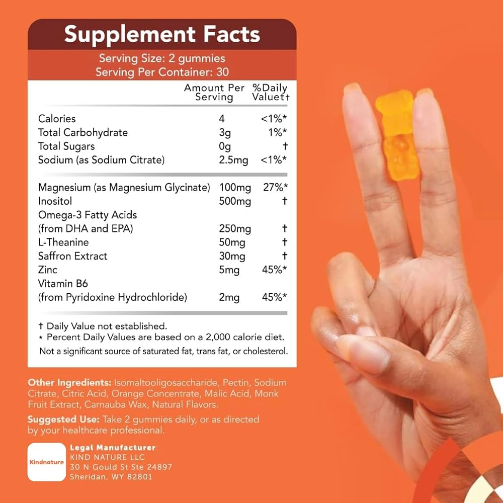 GOJOY NATURALS Kids Focus Gummies