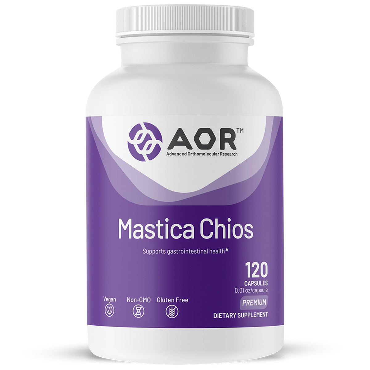 AOR Mastica Chios Mastic Gum 400 mg - 120 Capsules