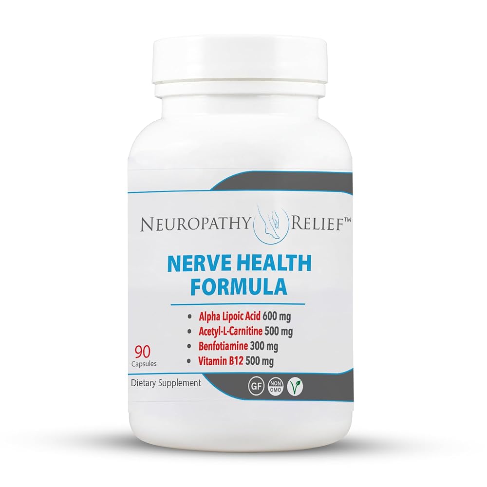 Neuropathy Relief Nerve Health Formula - 90 Capsules
