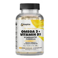 GINSPIRE NUTRITION Dr. Seinfeld Vegan Algae Omega-3 & D3 - 90 Capsules
