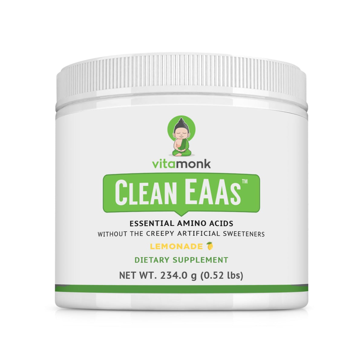 VitaMonk Clean EAA Essential Amino Acids Powder - 85 Ounce