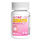 HealthA2Z Bismuth Subsalicylate 262mg Multi-Symptom Relief - 50 Tablets