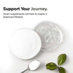 Amen Multi Collagen Peptides Supplement with Hyaluronic Acid - 90 Capsules - image 4