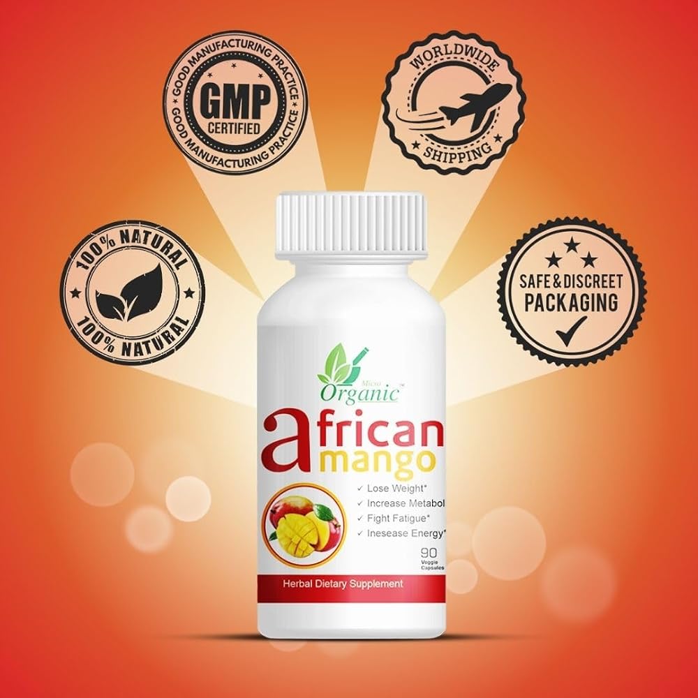 Generic African Mango Seed Extract 480mg - 180 Capsules - image 3