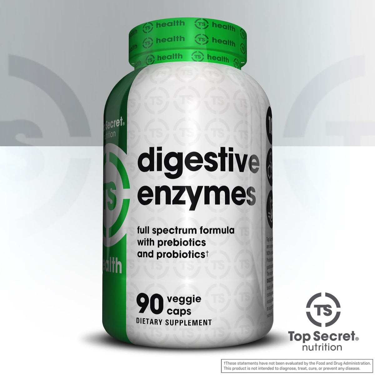 Top Secret Nutrition Digestive Enzymes Capsules - 90 Capsules - image 5