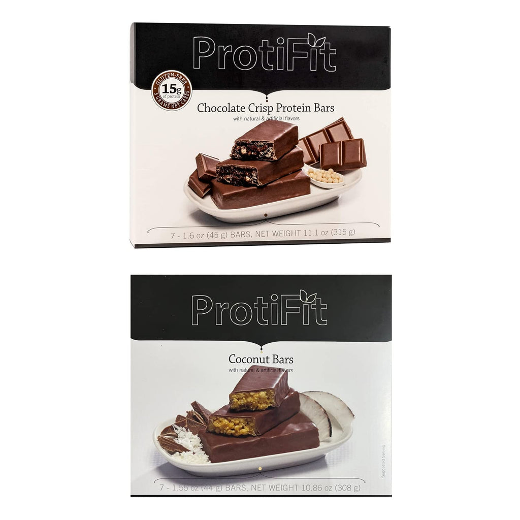 ProtiFit Low Calorie Chocolate Crisp & Coconut Protein Bar - 2 Pack