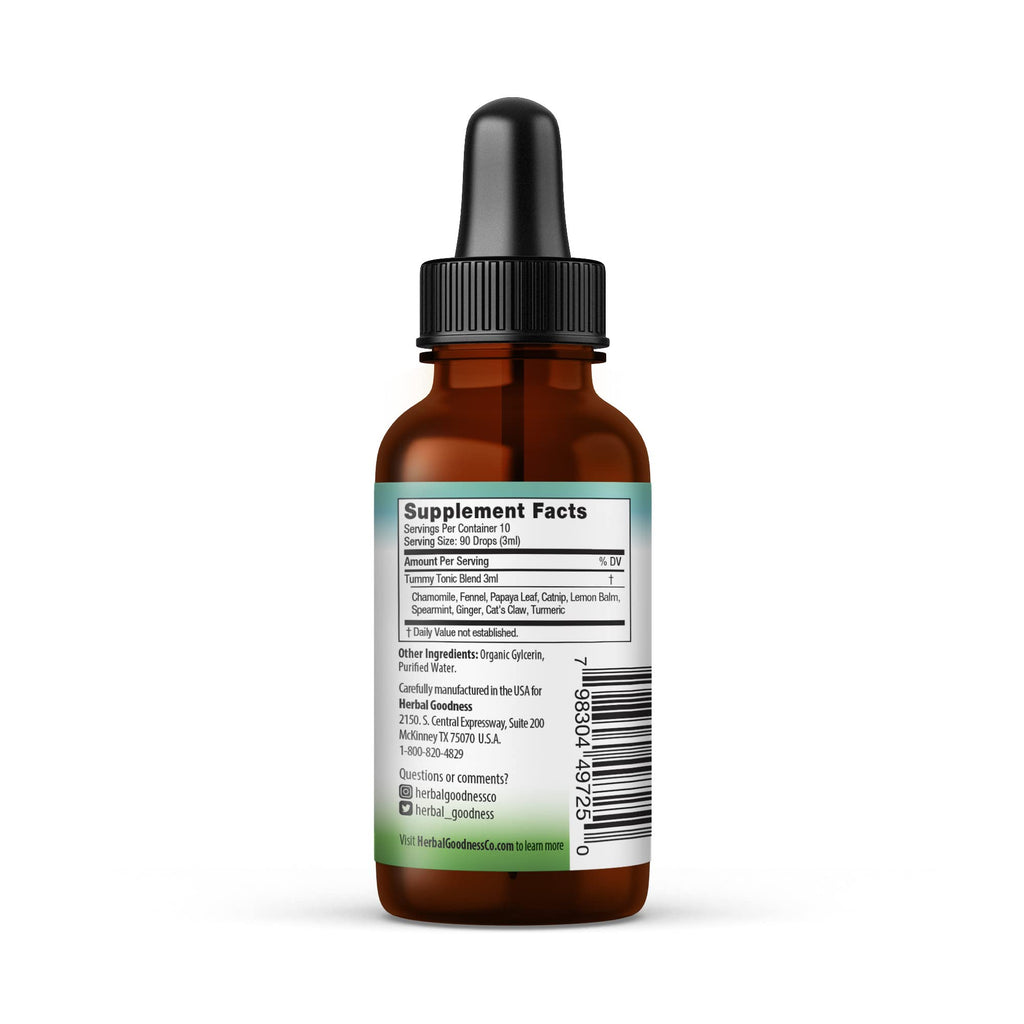 Herbal Goodness Kids Tummy Support Tonic Liquid Extract - 1 Fl Oz - image 2