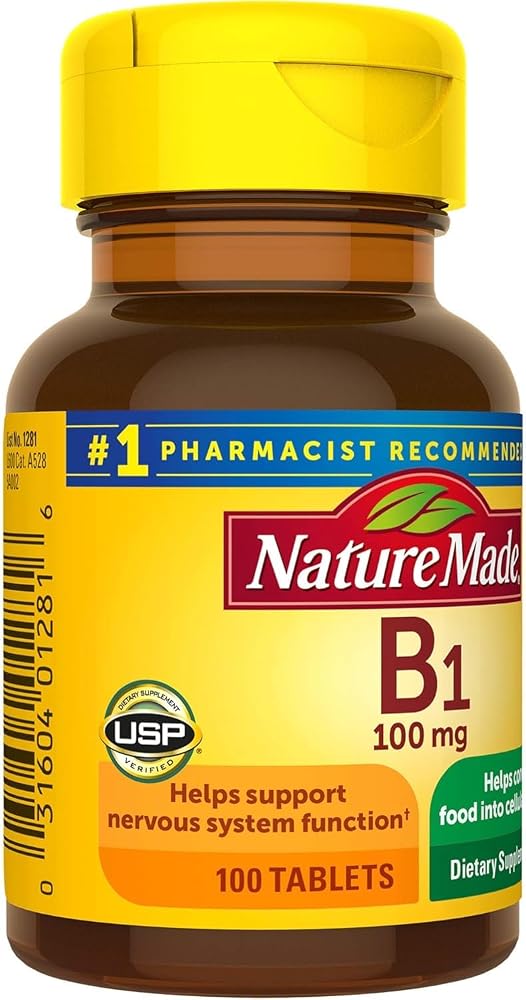Nature Made Vitamin B1 100 mg Energy Metabolism Support - 100 Tablets - image 3
