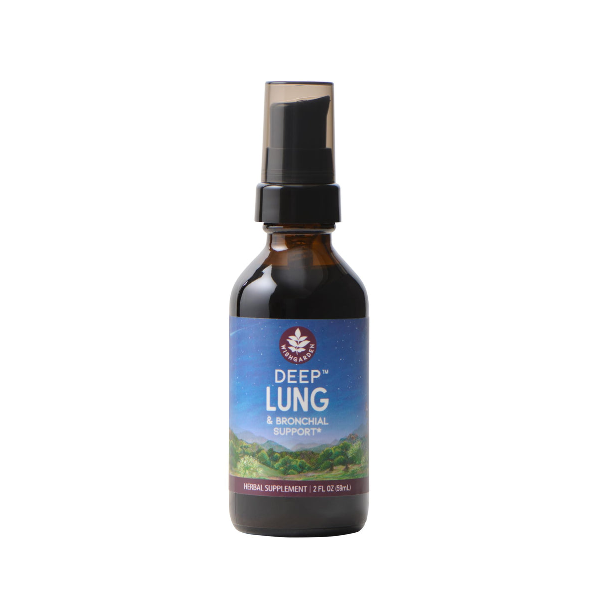 WishGarden Deep Lung & Bronchial Support Liquid - 2 Fl Oz
