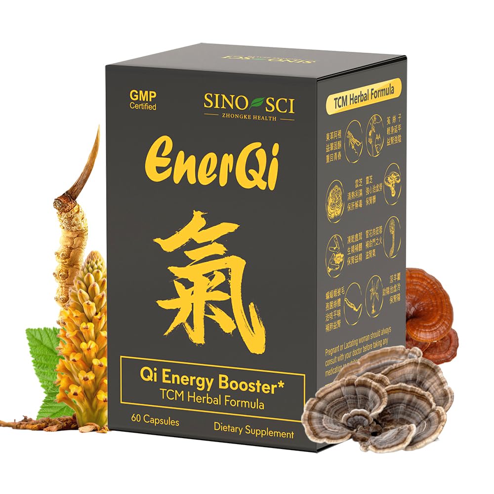 Sino-Sci EnerQi Energy Booster Kidney Support - 60 Softgels