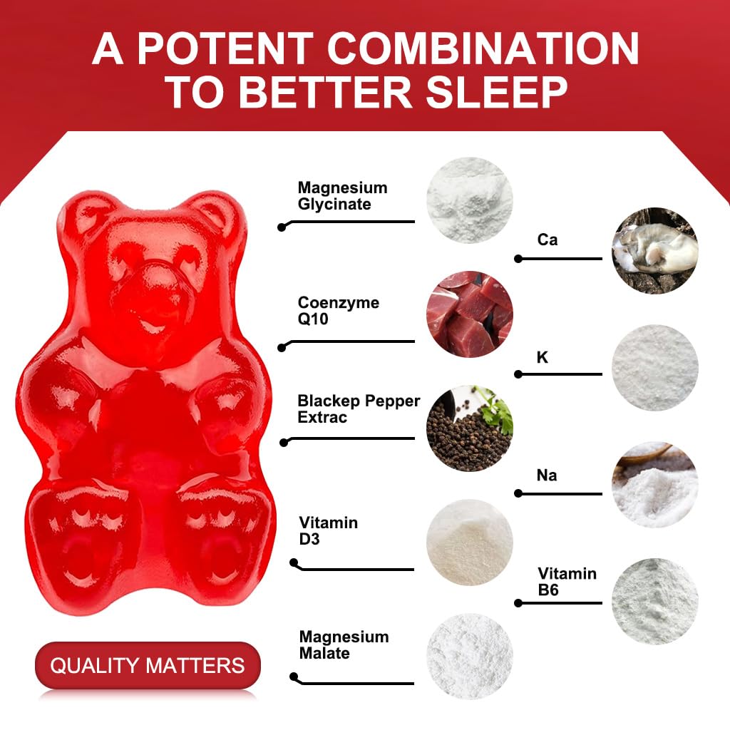 GORNVB Magnesium Glycinate Gummies 400mg