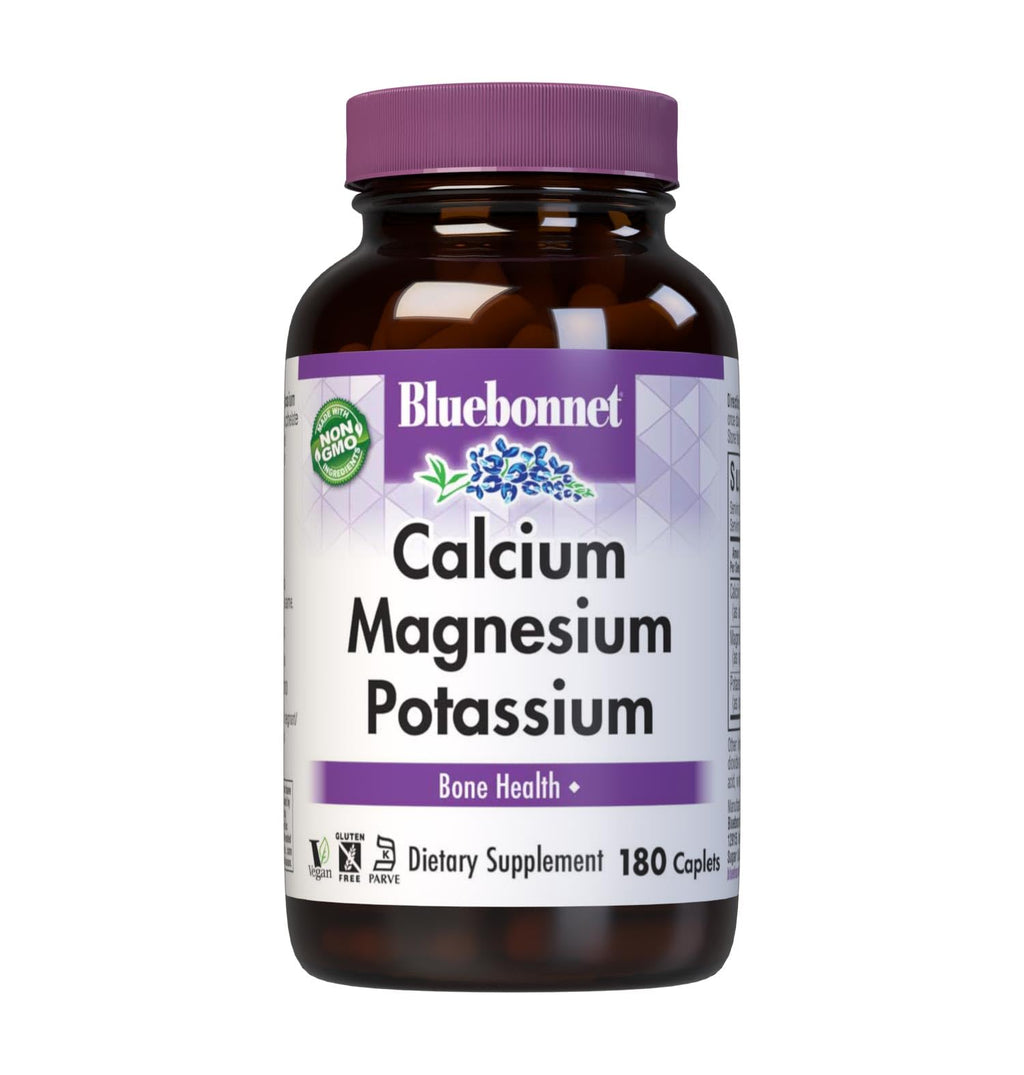Bluebonnet Bonnet Calcium Magnesium Plus Potassium Caplets