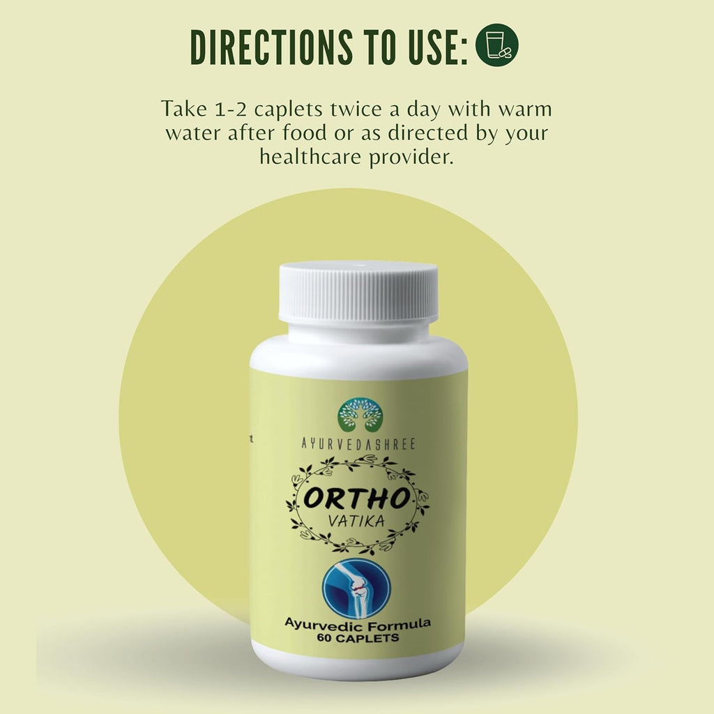 AYURVEDASHREE Ortho Vatika Joint Support - 60 Caplets - image 4