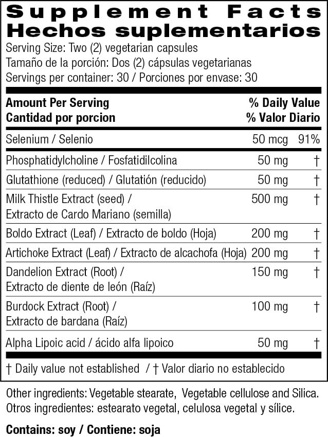 Bio Nutrition Liver Wellness - 60 Vegetarian Capsules - image 2
