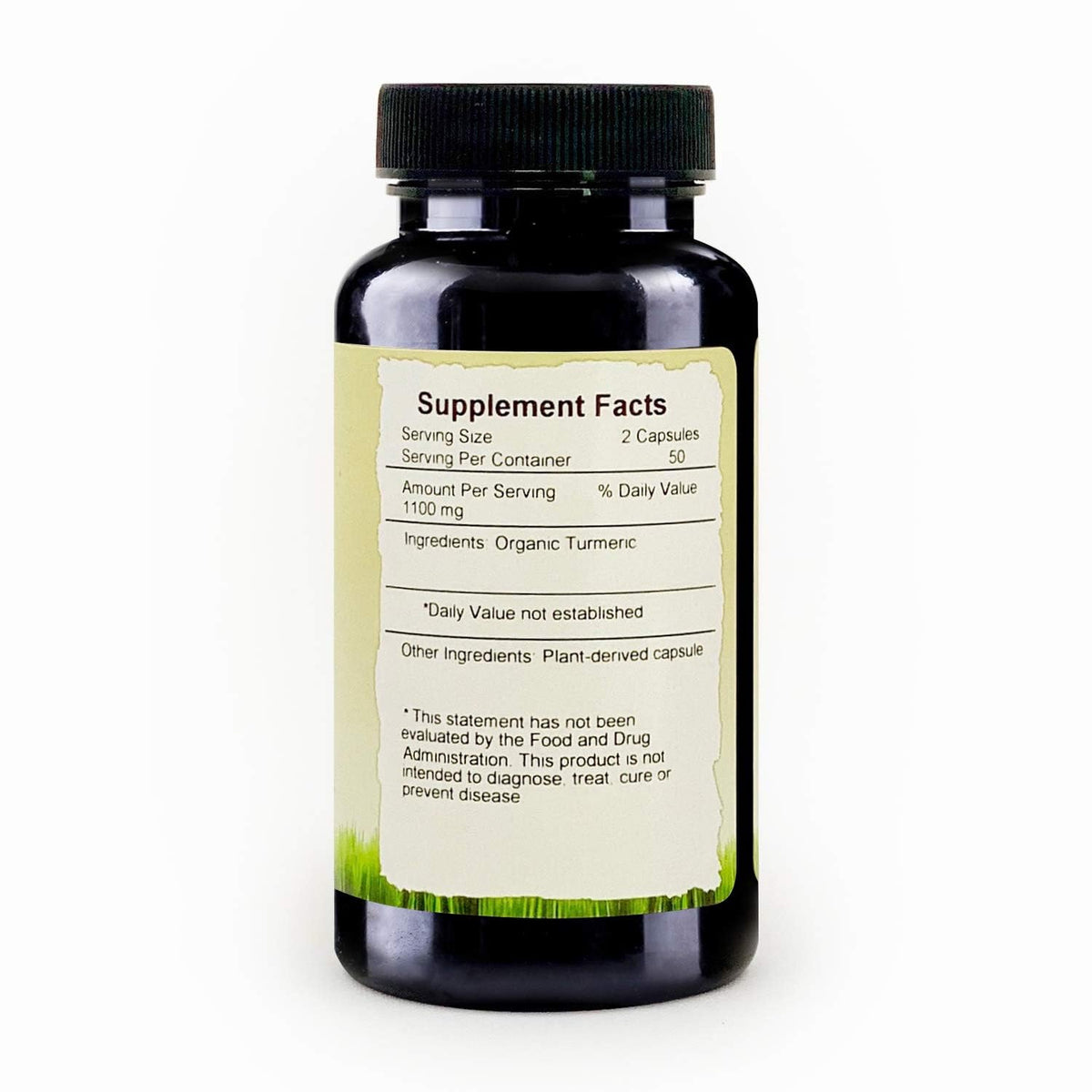 Wholistic Botanicals Turmeric Curcumin Capsules - 100 Capsules - image 2