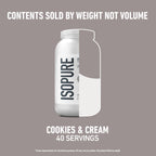 Isopure Zero Carb Low Carb Whey Isolate Protein Powder