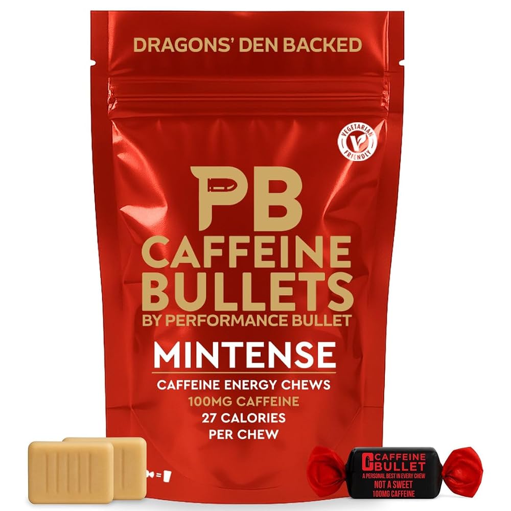 Caffeine Bullet Mint Energy Chews: 100mg Caffeine Kick