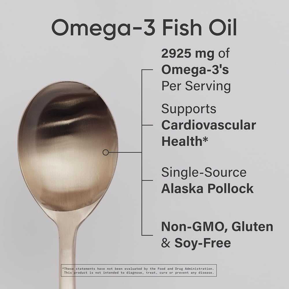 Sports Research Wild Alaska Pollock Omega-3 Fish Oil - 8 Fl Oz - image 2