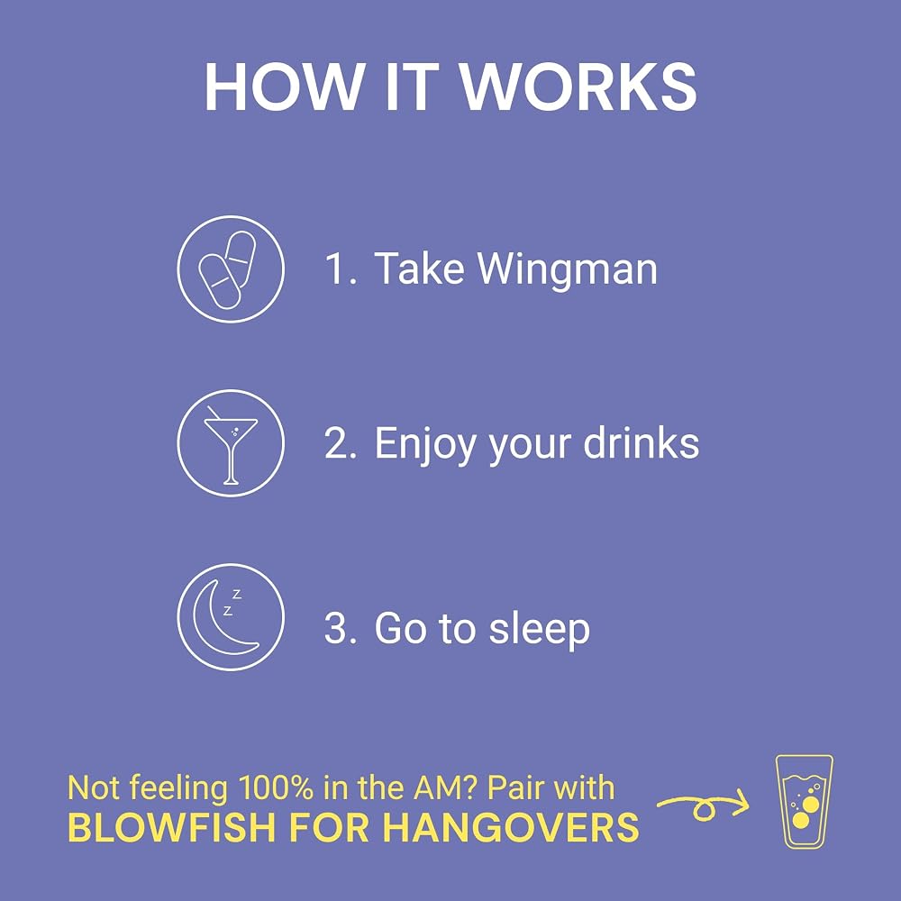 Blowfish Wingman Pre-Alcohol Liver Support Supplement - 30 Capsules - image 5