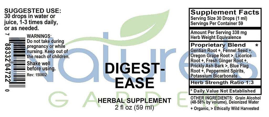 Nature's Garden Essentials Digest-Ease Herbal Formula - 2 oz - image 7