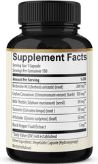BMVINVOL Berberine Capsules with Ceylon Cinnamon