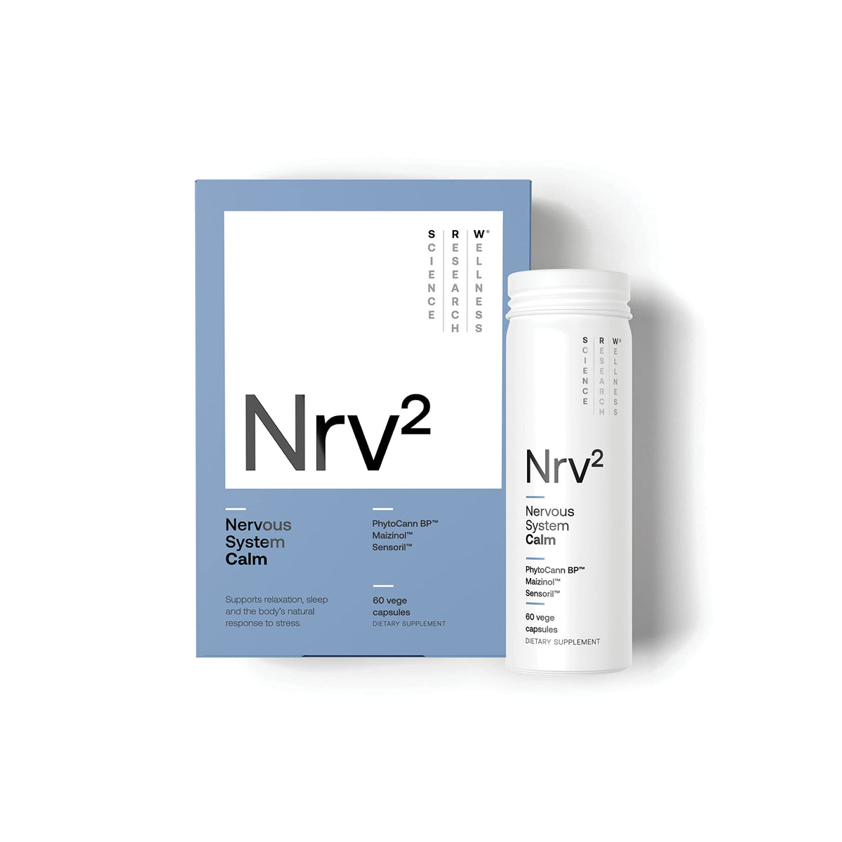 SRW Nrv² Calm Stress & Sleep Supplement - 60 Capsules
