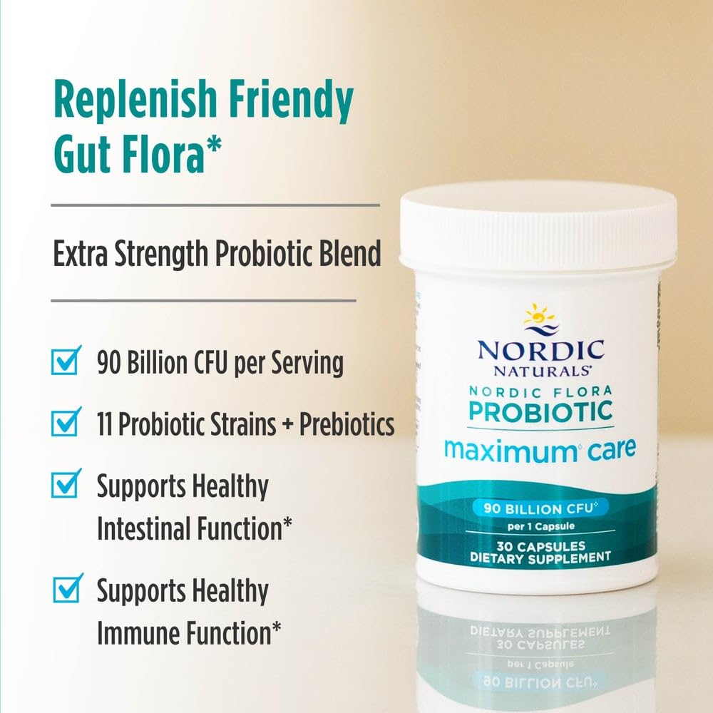 Nordic Naturals Nordic Flora Probiotics - Strains for Immune