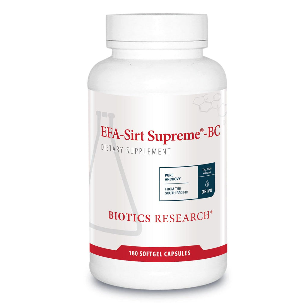BIOTICS Research EFA-SIRT Supreme-BC Omega-3 & GLA - 180 Softgels