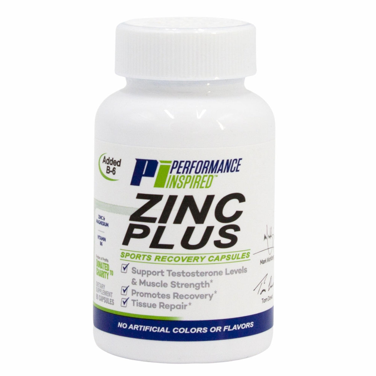 Performance Inspired Zinc+ Capsules with Magnesium & B6 - 90 Count